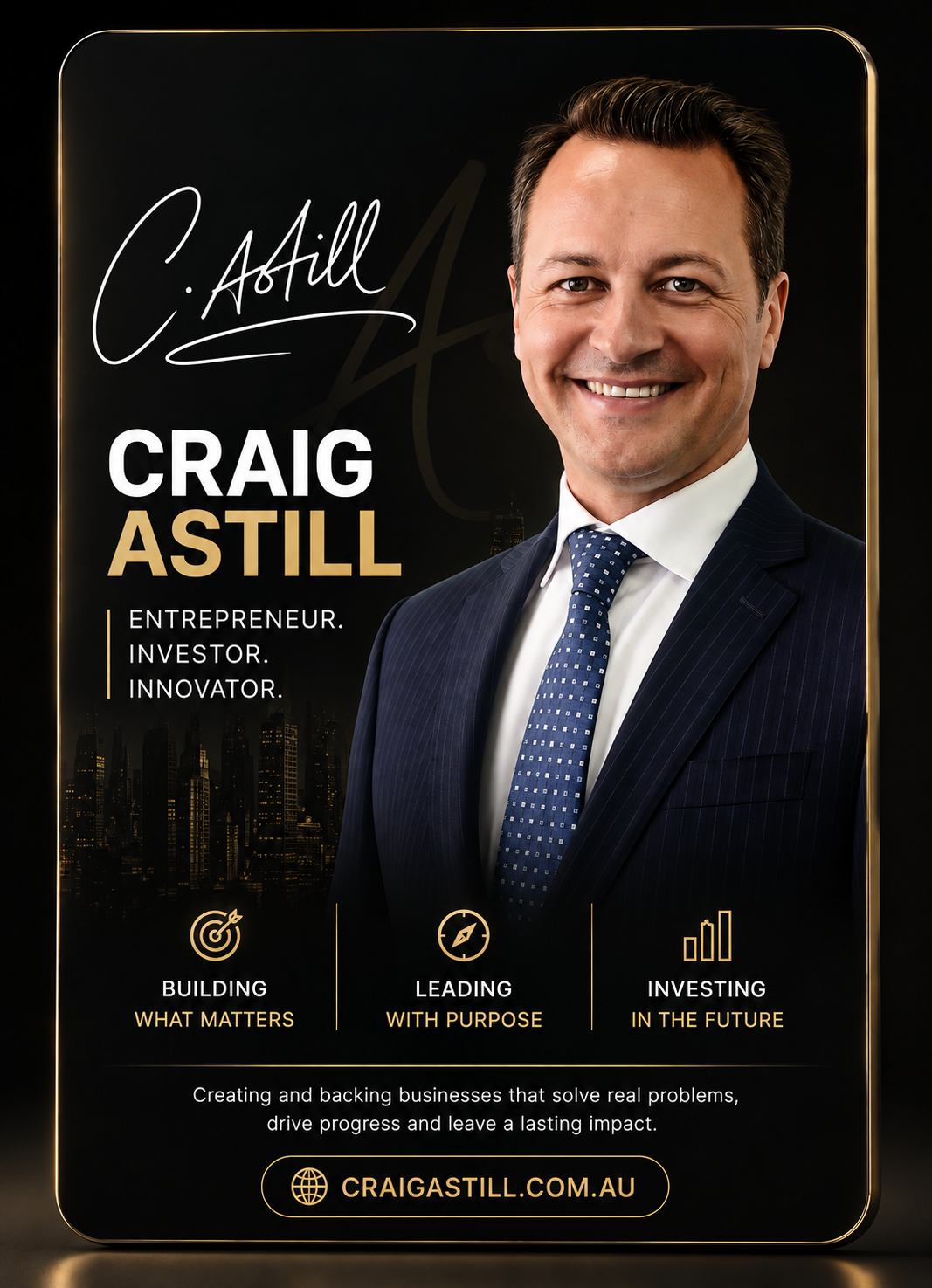 Craig Astill brand card