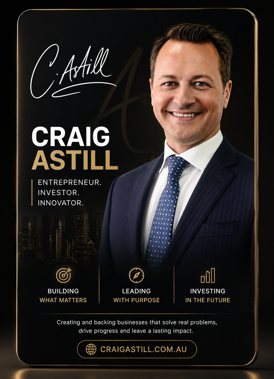 Craig Astill brand card